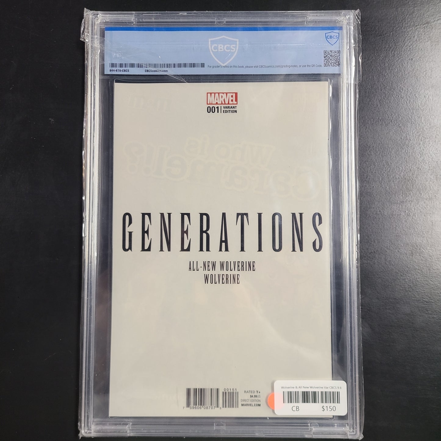Generations Wolverine & All New Wolverine #1 Var CBCS 9.8