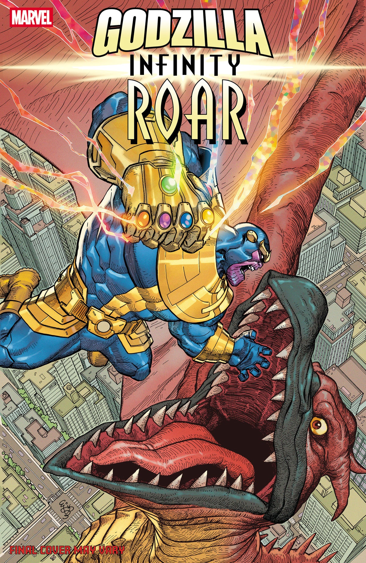 Godzilla: Infinity Roar #4 E.J. Su Cosmic Variant