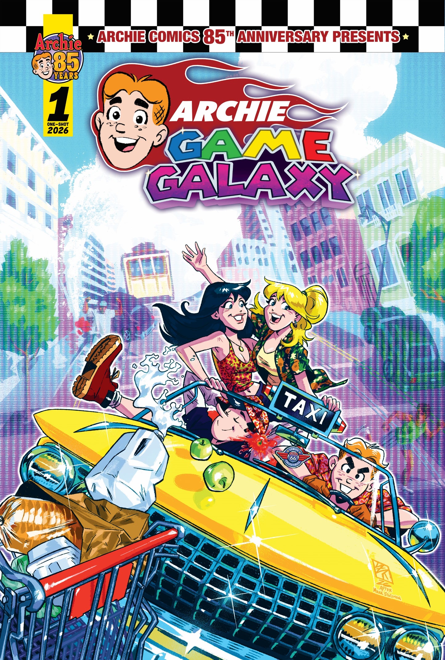Archie Game Galaxy OS Route 66 Comics & Collectibles Exclusive Variant Raw Unsigned