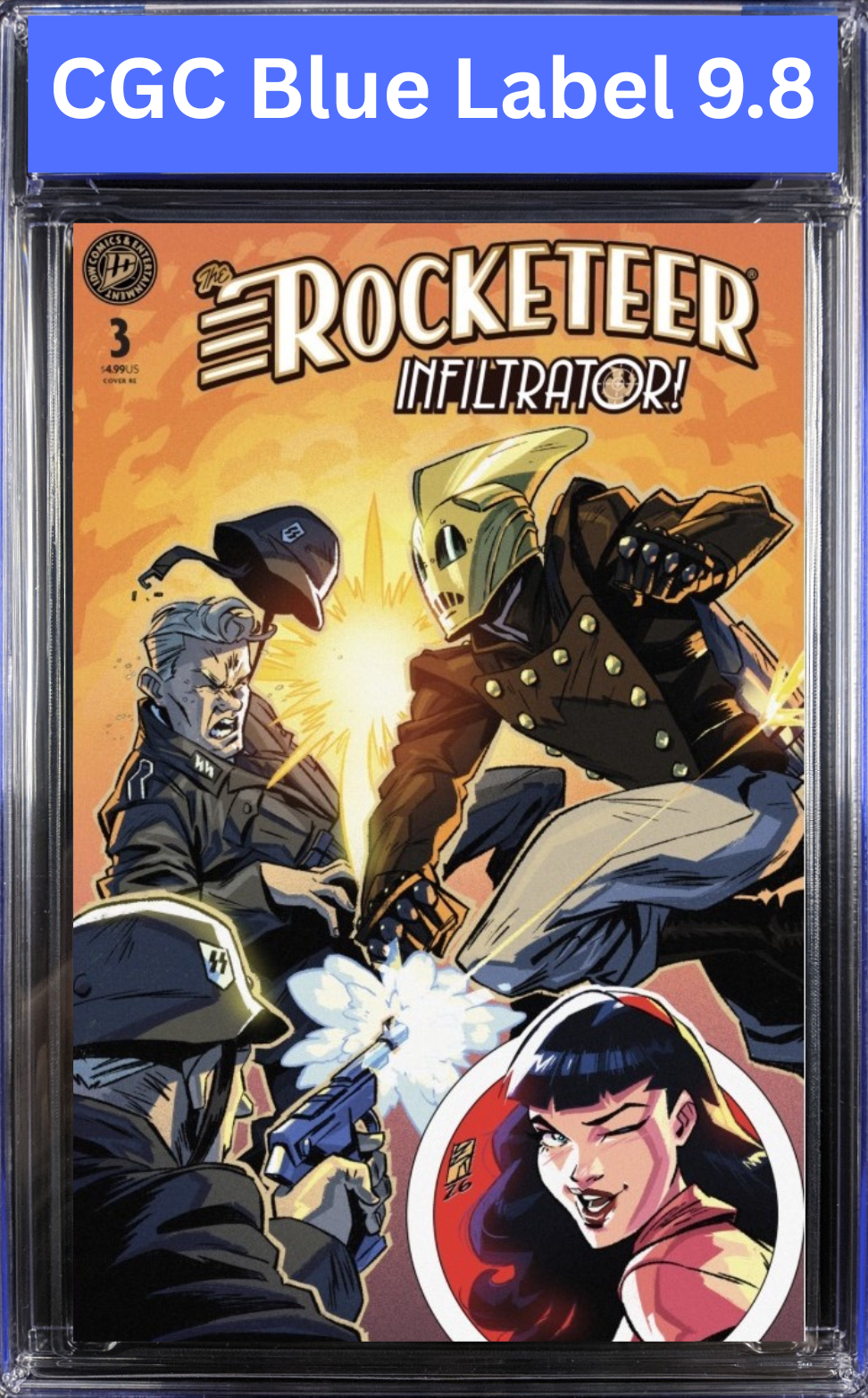 The Rocketeer: Infiltrator #3 Route 66 Comics Exclusive Graded 9.8 Pre-Order