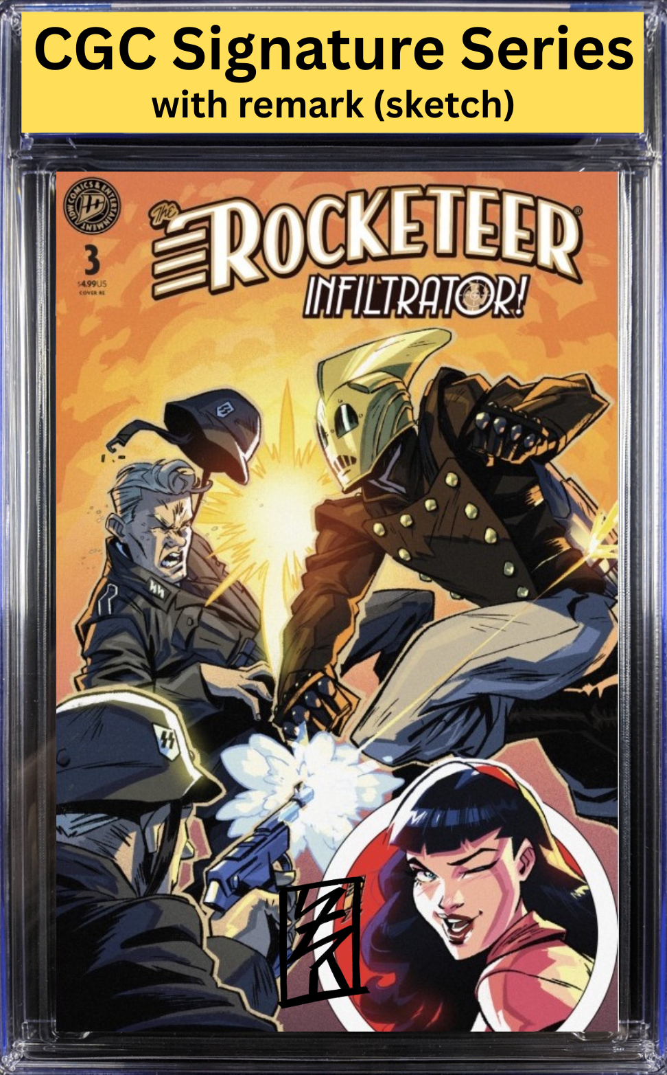 The Rocketeer: Infiltrator #3 Route 66 Comics Exclusive CGC Signature Series Remarked Pre-Order