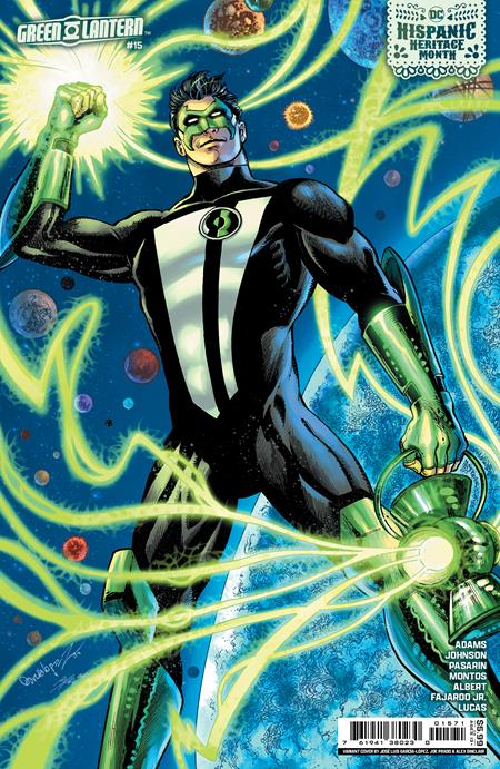 GREEN LANTERN #15 CVR E JOSE LUIS GARCIA-LOPEZ & JOE PRADO HISPANIC HERITAGE MONTH CARD STOCK VAR (ABSOLUTE POWER)