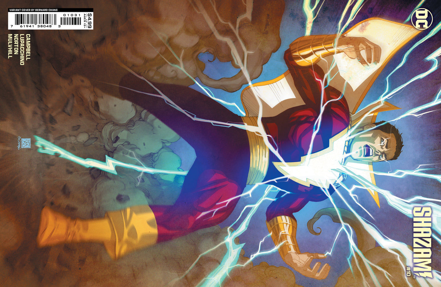 SHAZAM #10 CVR B BERNARD CHANG CARD STOCK VAR