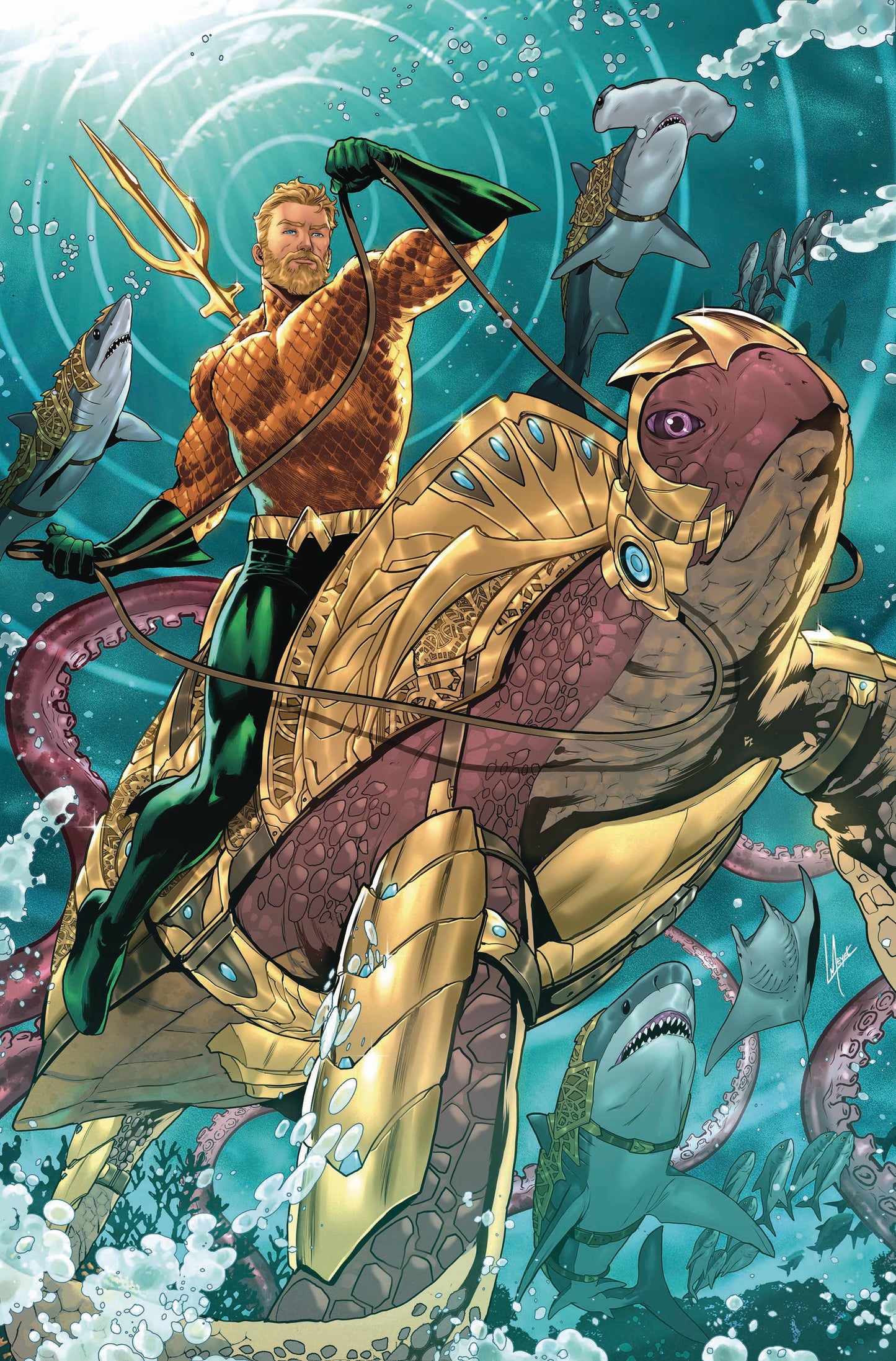 AQUAMAN #2 CVR C LUCAS MEYER CARD STOCK VAR