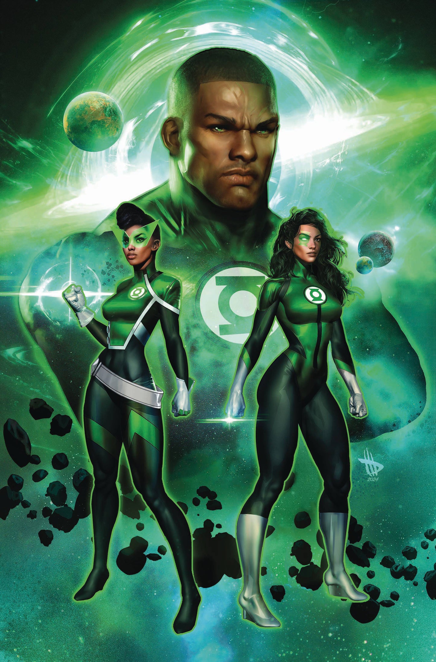 GREEN LANTERN CORPS #1 CVR B DAVE WILKINS CARD STOCK VAR