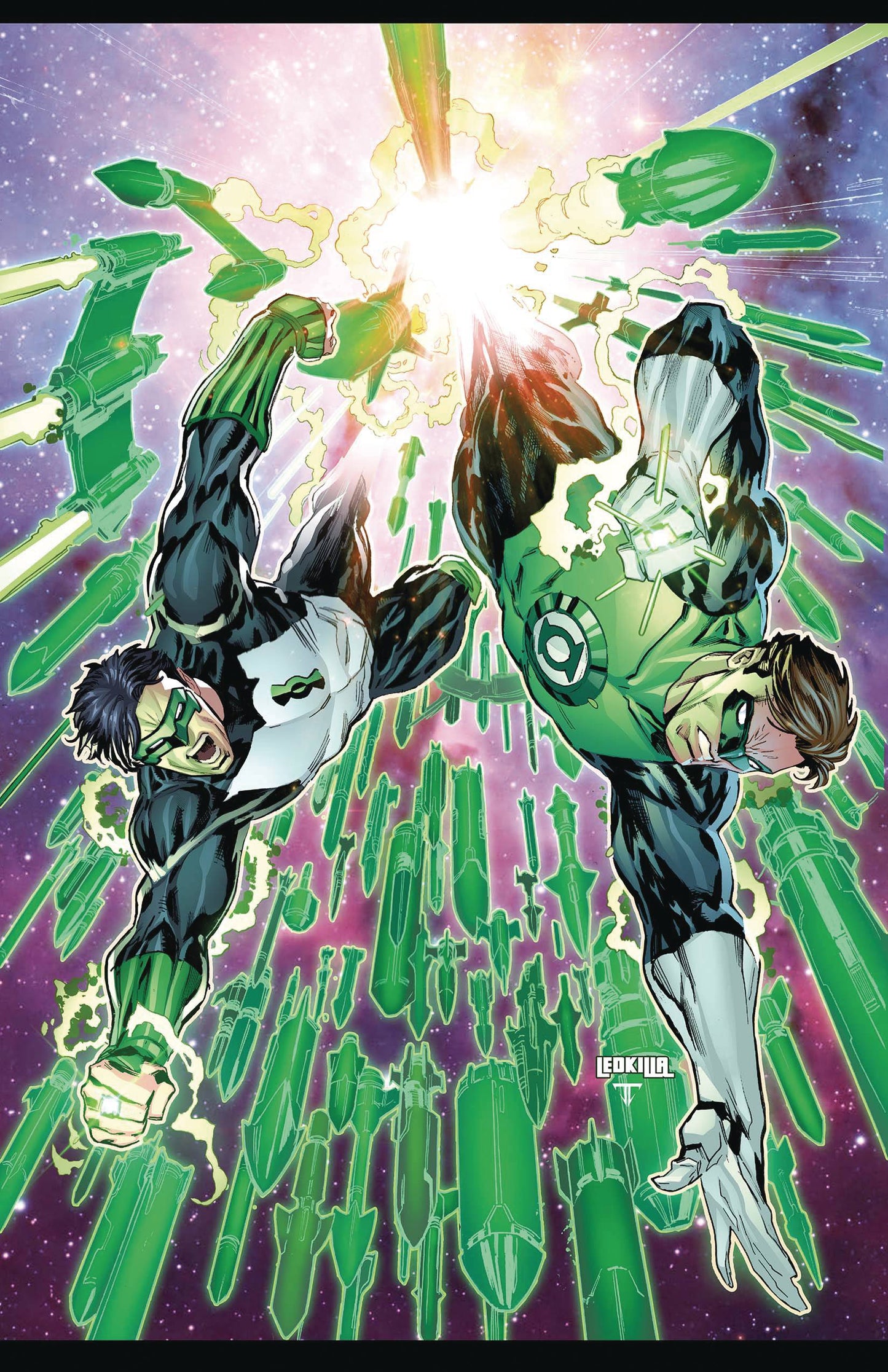 GREEN LANTERN #21 CVR B KEN LASHLEY CARD STOCK VAR