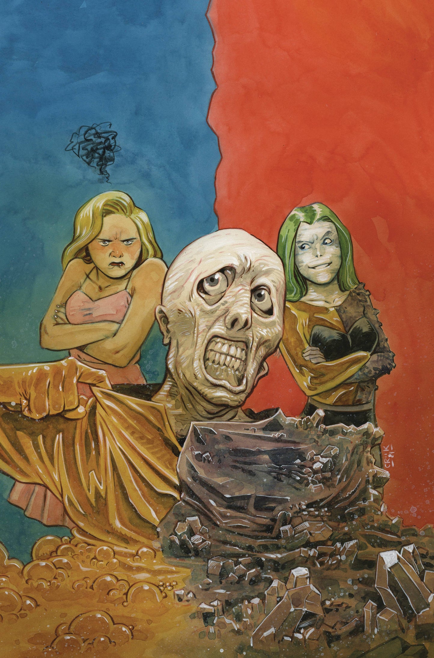METAMORPHO THE ELEMENT MAN #4 CVR B TYLER CROOK CARD STOCK VAR