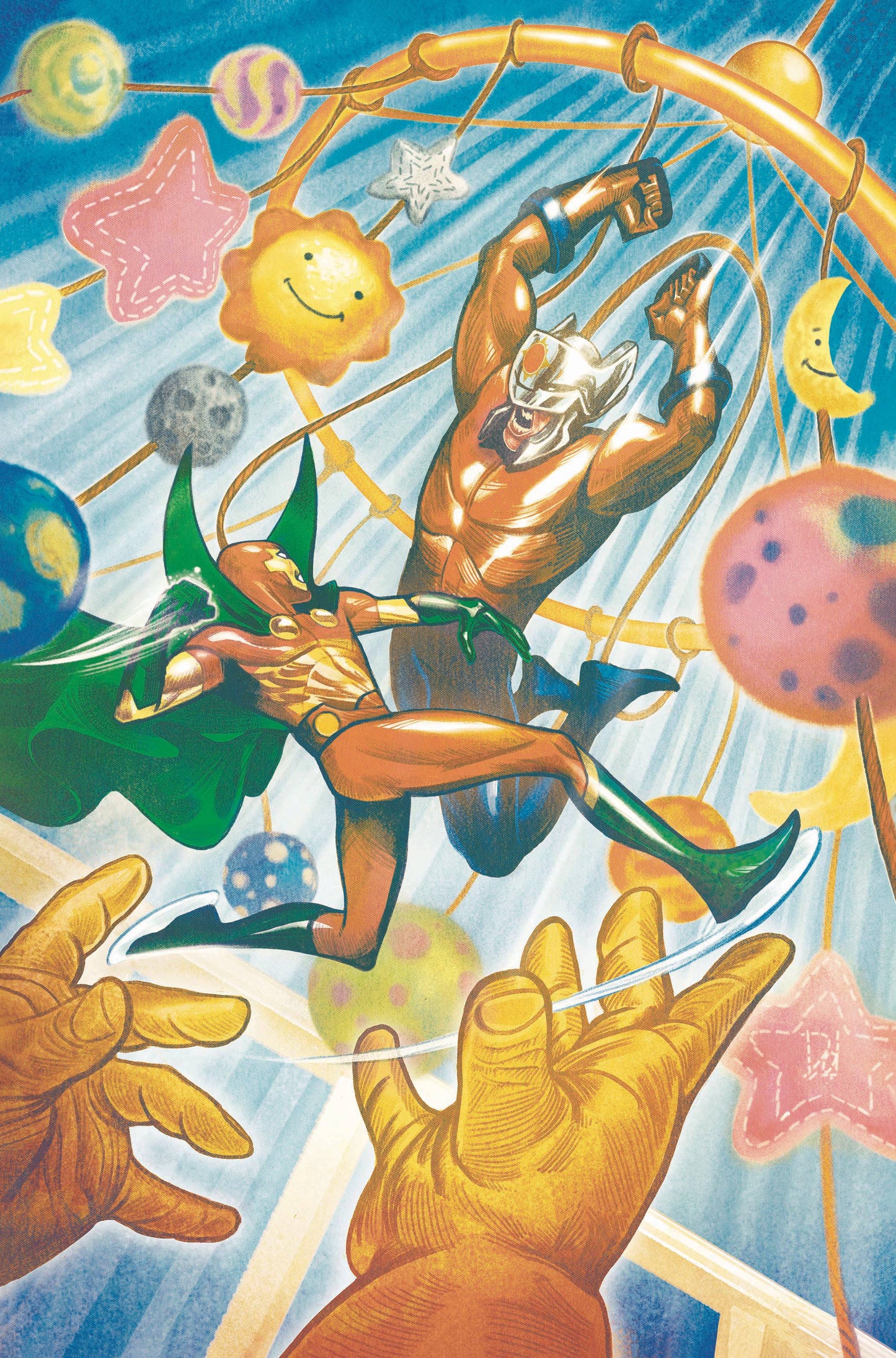 NEW GODS #5 (OF 12) CVR B MIKE DEL MUNDO CARD STOCK VAR