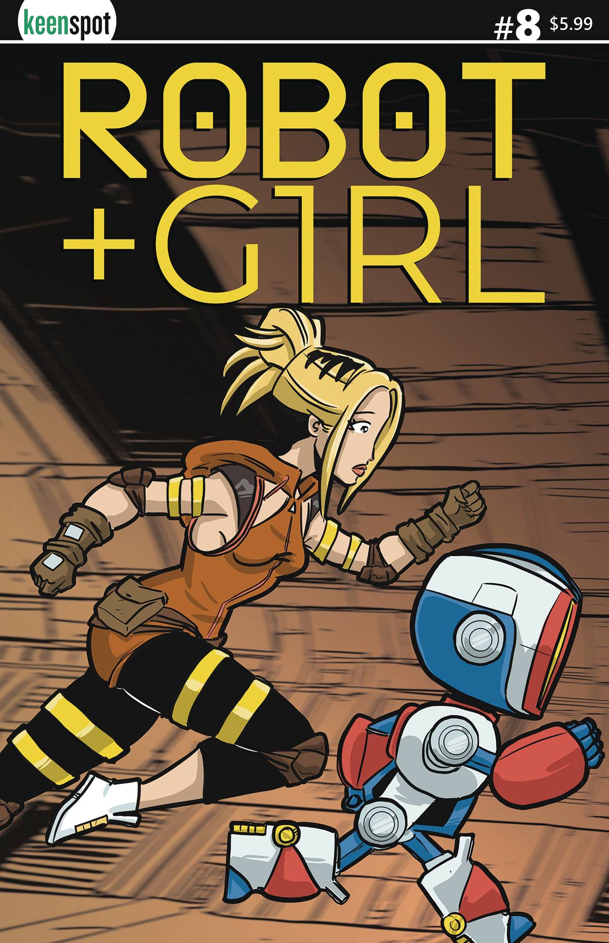 ROBOT + GIRL #8 CVR A MIKE WHITE