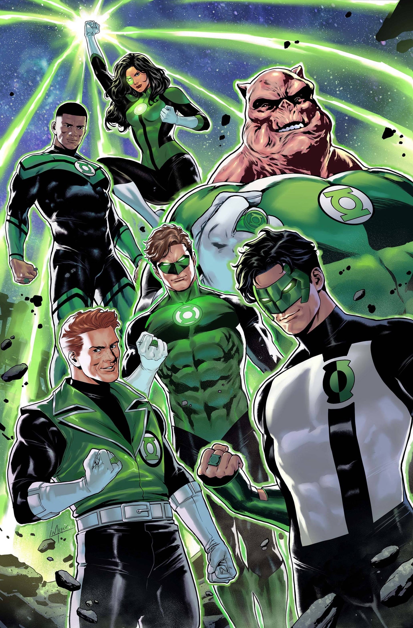 GREEN LANTERN CORPS #5 CVR C LUCAS MEYER CARD STOCK VAR