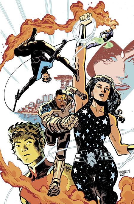 TITANS #14 CVR B CHRIS SAMNEE CARD STOCK VAR