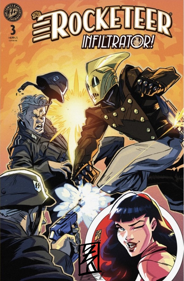 The Rocketeer: Infiltrator #3 Route 66 Exclusive Remarked