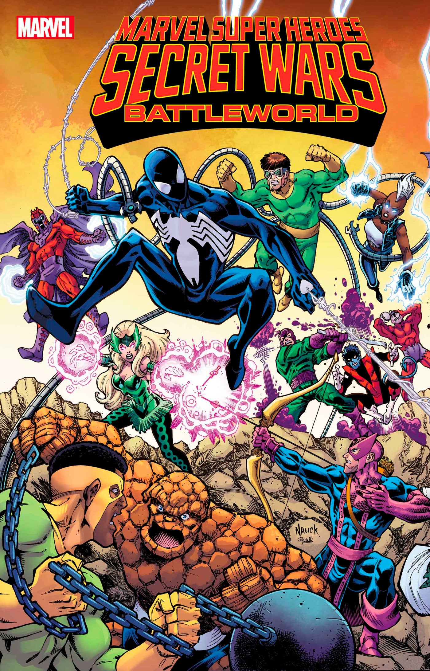MARVEL SUPER HEROES SECRET WARS: BATTLEWORLD 1 TODD NAUCK CONNECTING VARIANT