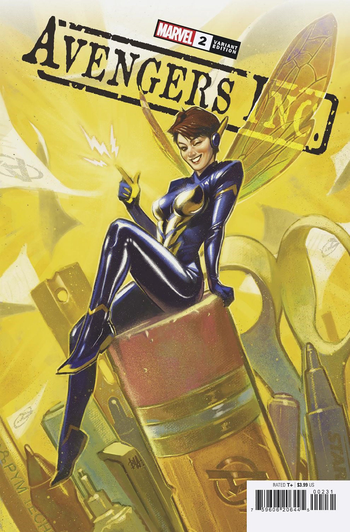 AVENGERS INC. 2 BEN HARVEY WASP VARIANT
