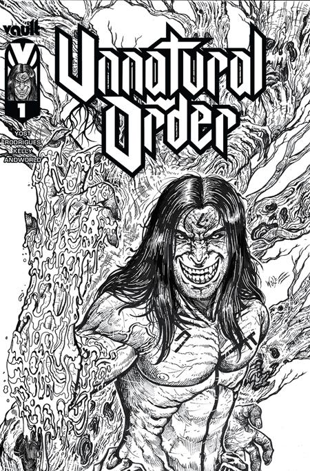 UNNATURAL ORDER #1 (OF 4) CVR F MARIA WOLF B&W FULL ART PREMIUM VAR (NET)