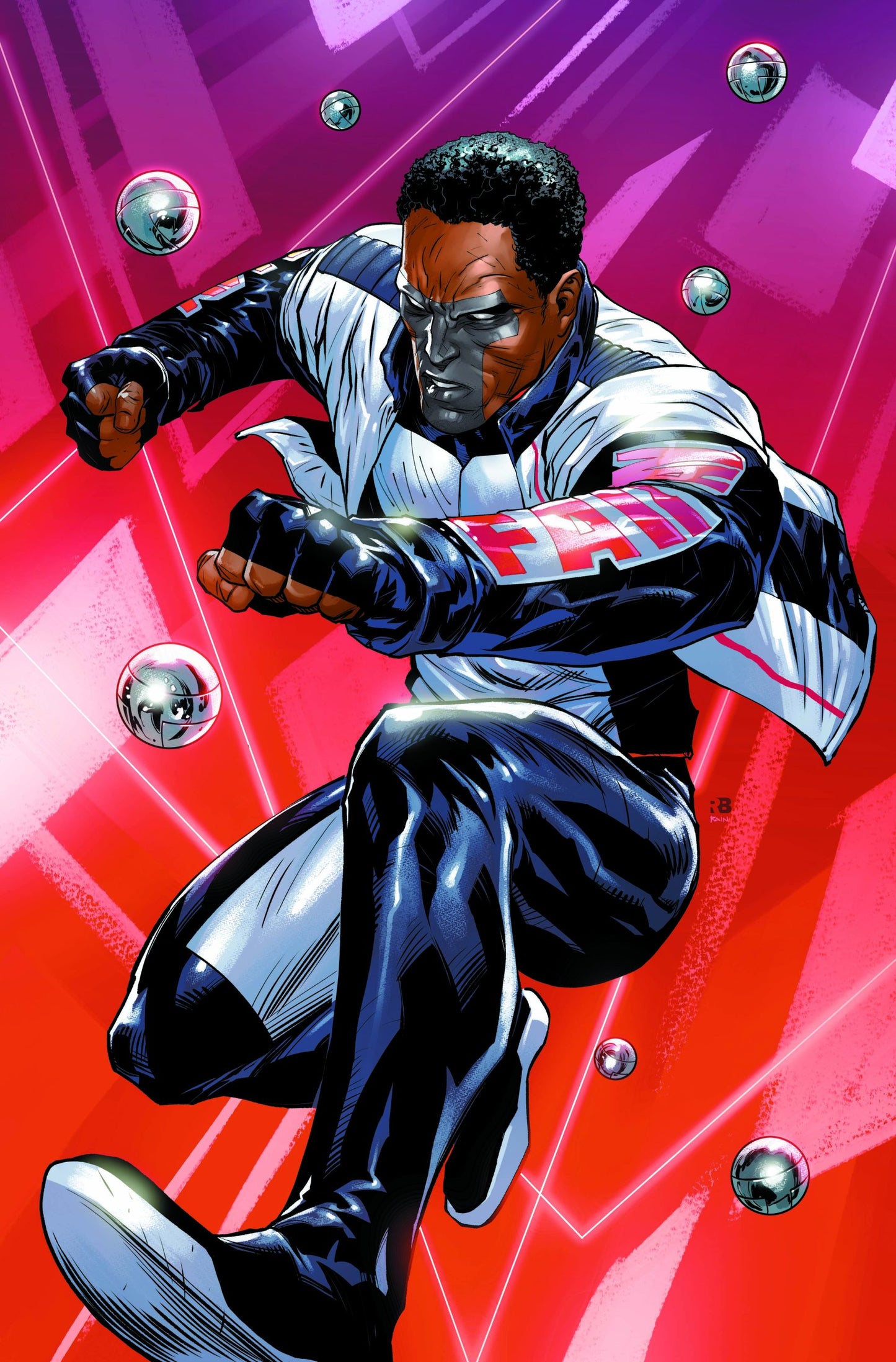 JUSTICE LEAGUE UNLIMITED #4 CVR E RYAN BENJAMIN BLACK HISTORY MONTH CARD STOCK VAR