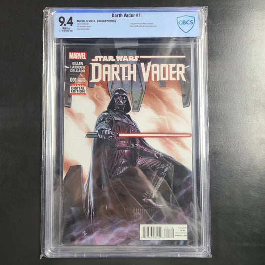 Darth Vader 1 2nd Print CBCS 9.4