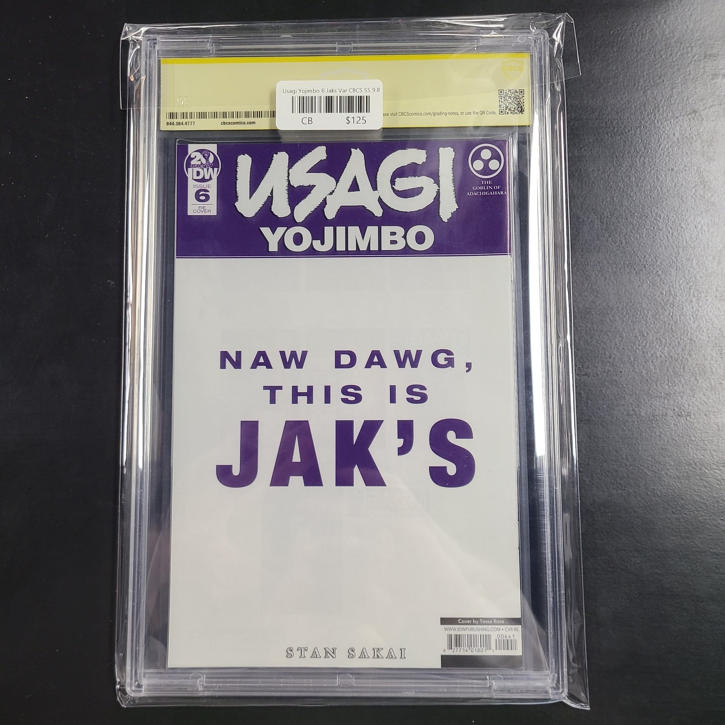 Usagi Yojimbo 6 Jaks Var CBCS SS 9.8