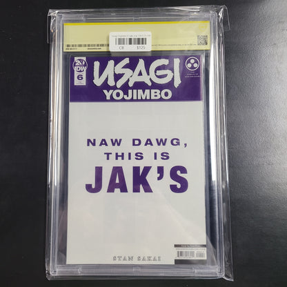 Usagi Yojimbo 6 Jaks Var CBCS SS 9.8