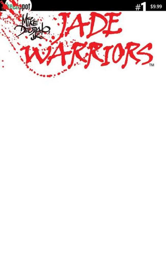 Jade Warriors #1 Cover C Blank Sketch Variant