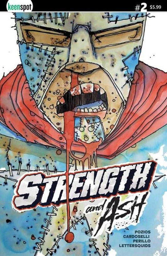 Strength & Ash #2 Cover A Stefano Cardoselli & Francesca Perillo Red White & Blue