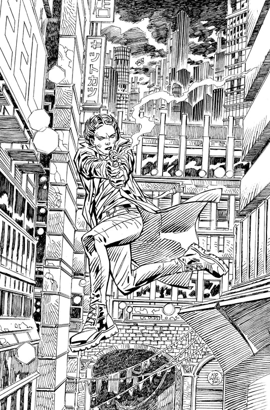 BLADE RUNNER 2039 #8 (OF 12) FOC KOWALSKI B&W INK VIRGIN (MR