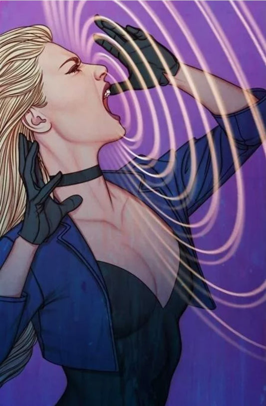 BIRDS OF PREY #19 CVR D JENNY FRISON INTERNATIONAL WOMENS DAY BLACK CANARY CARD STOCK VAR