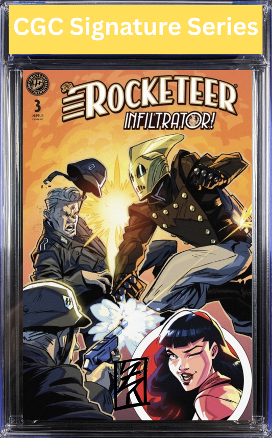 The Rocketeer: Infiltrator #3 Route 66 Comics Exclusive CGC Signature Series Graded Pre-Order