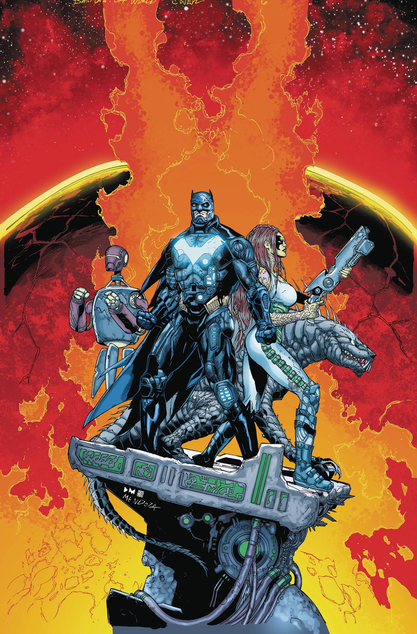 BATMAN OFF-WORLD #6 (OF 6) CVR A DOUG MAHNKE & JAIME MENDOZA (RES)