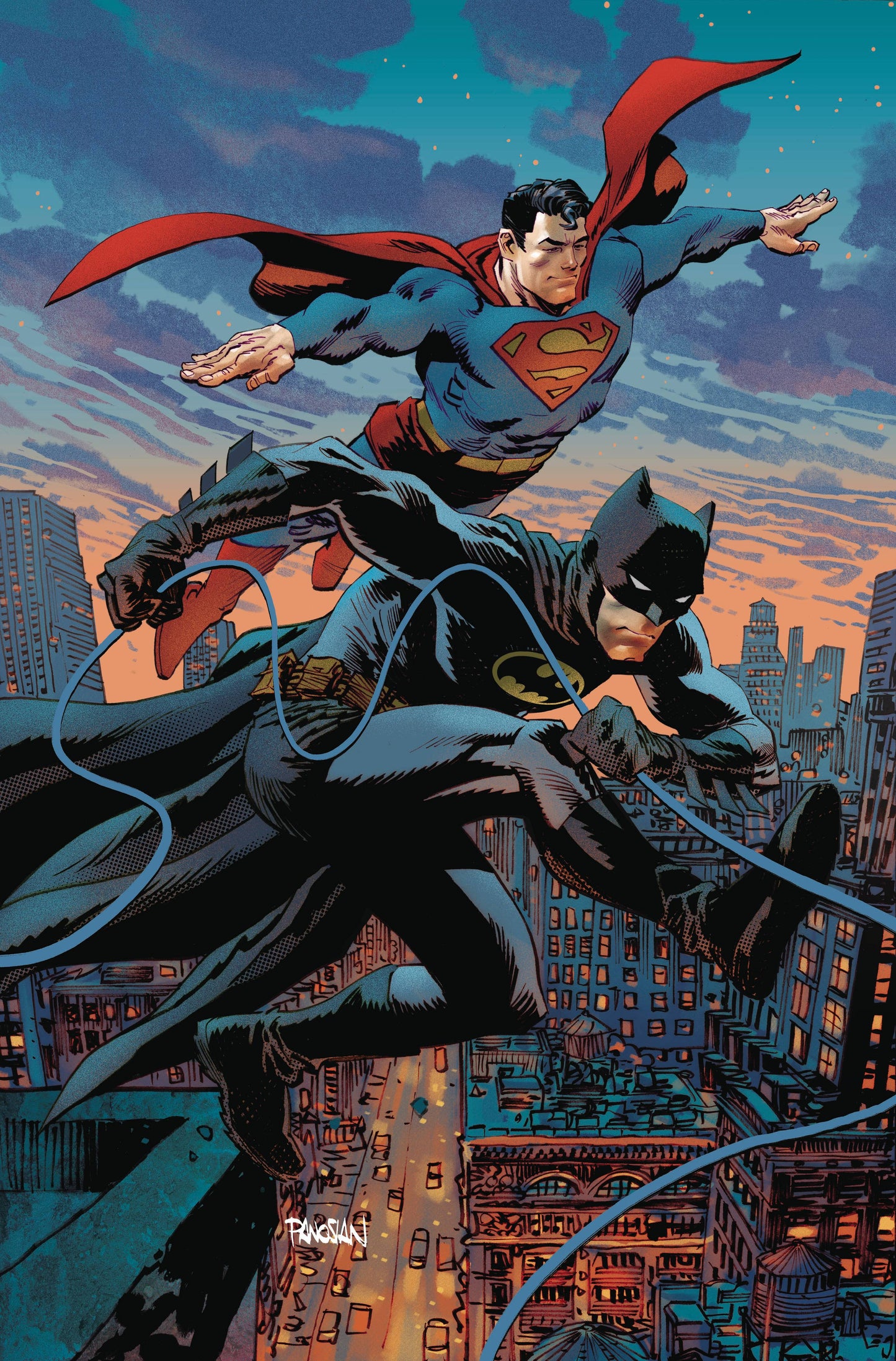 BATMAN SUPERMAN WORLDS FINEST #37 CVR B DAN PANOSIAN CARD STOCK VAR