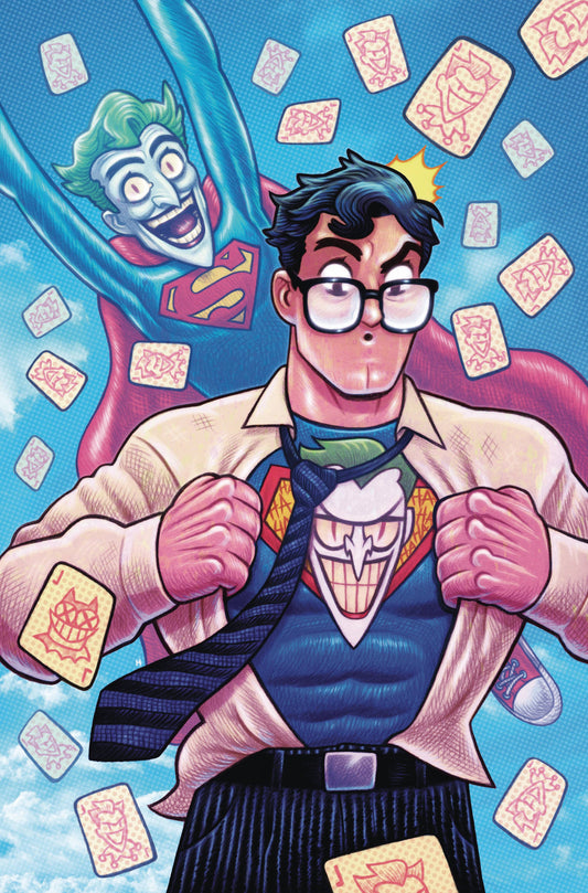 SUPERMAN #25 CVR F DAN HIPP APRIL FOOLS CARD STOCK VAR