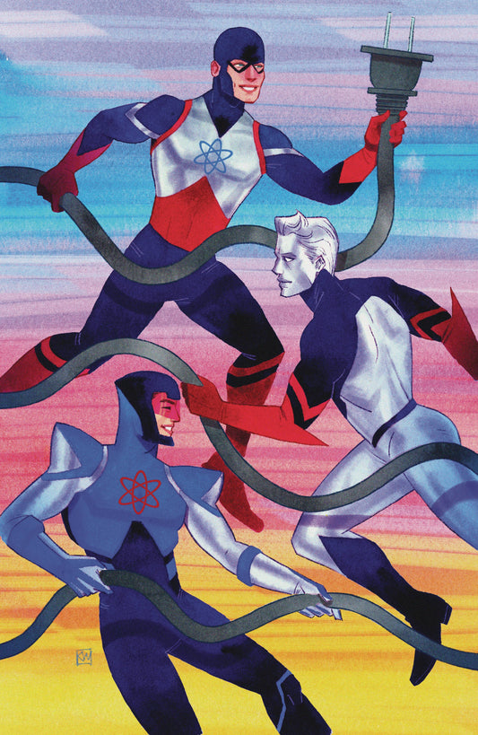 JUSTICE LEAGUE THE ATOM PROJECT #4 (OF 6) CVR C KEVIN WADA CARD STOCK VAR