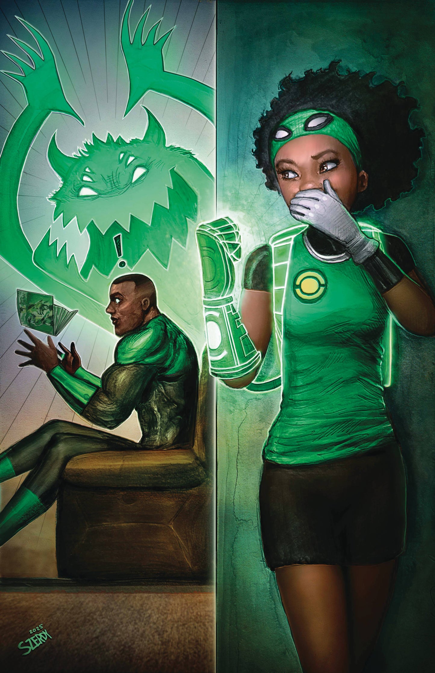 GREEN LANTERN CORPS #3 CVR D NATHAN SZERDY CARD STOCK VAR