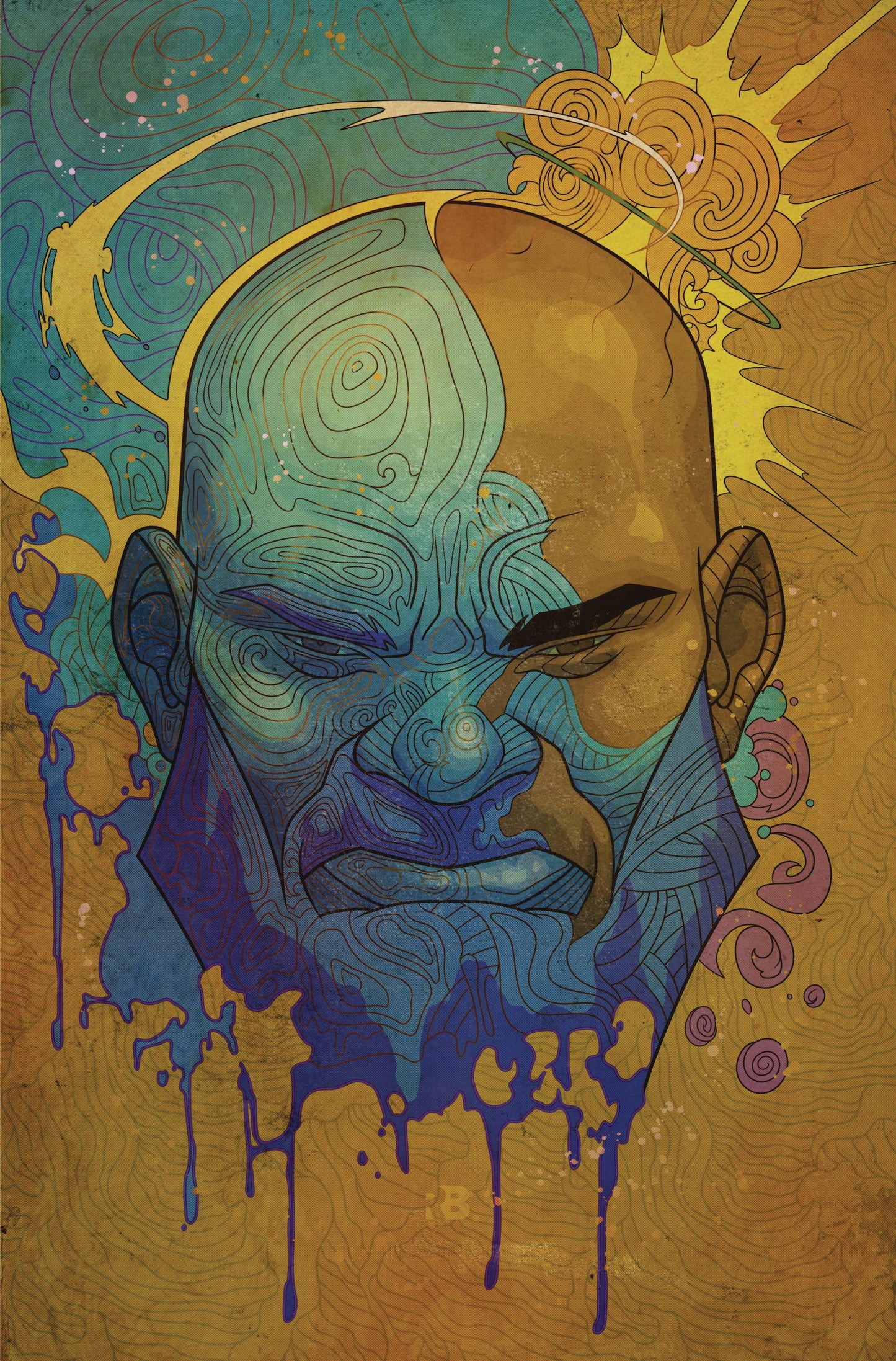 POWER COMPANY RECHARGED #1 (ONE SHOT) CVR B RYAN BENJAMIN CARD STOCK VAR