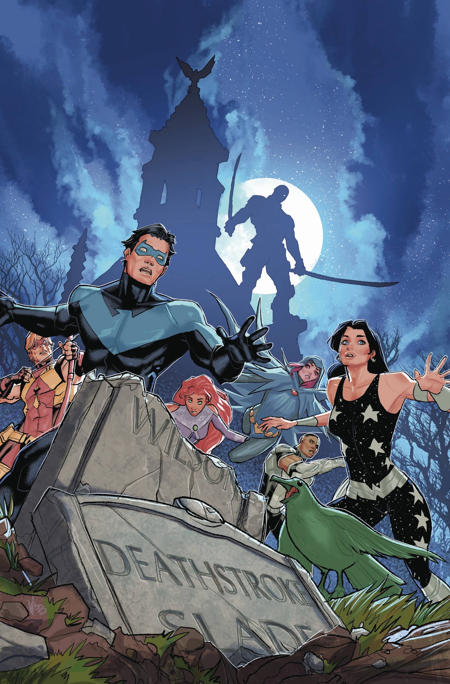 TITANS #22 CVR A PETE WOODS