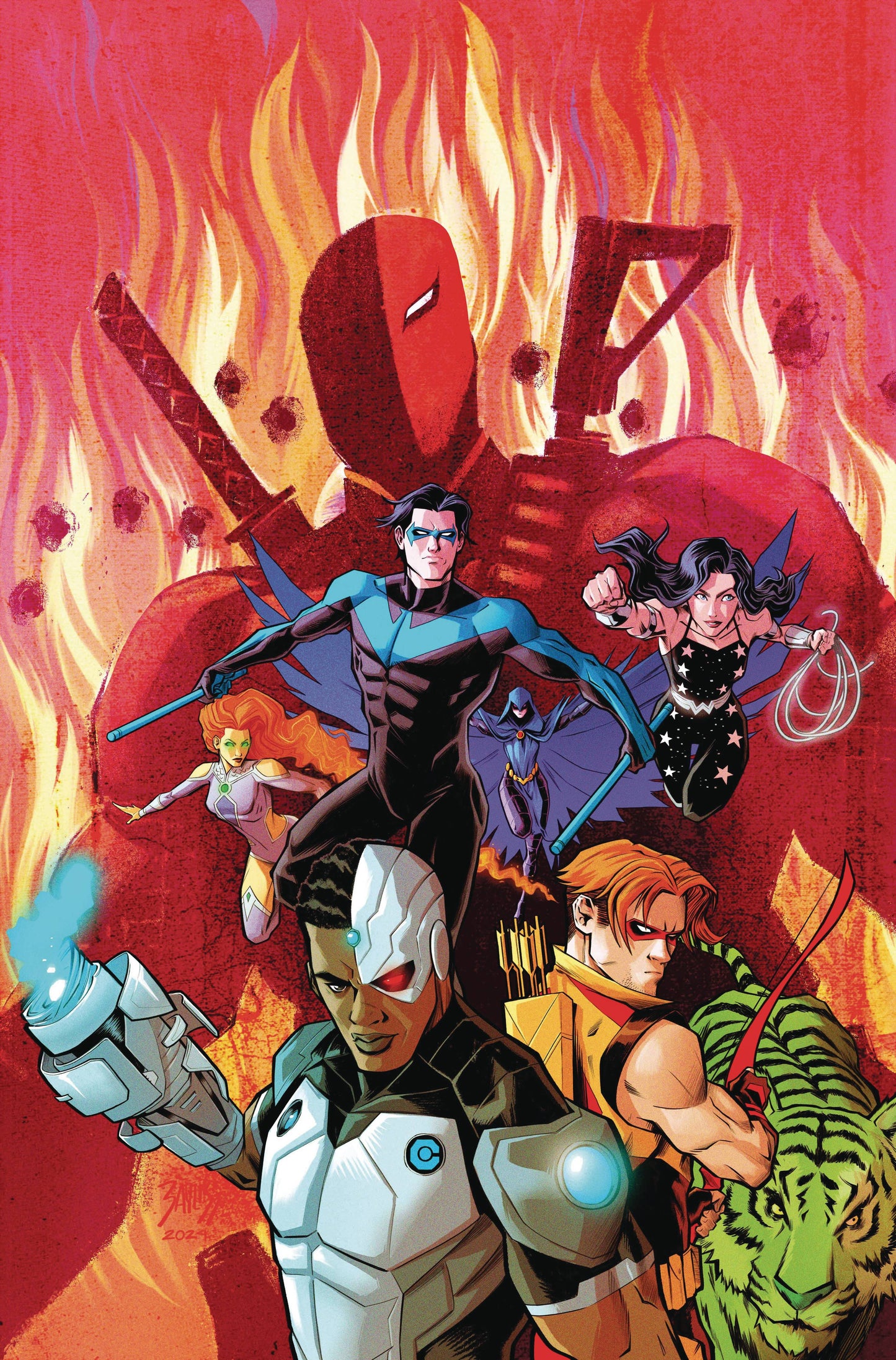 TITANS #22 CVR C DANIEL BAYLISS CARD STOCK VAR