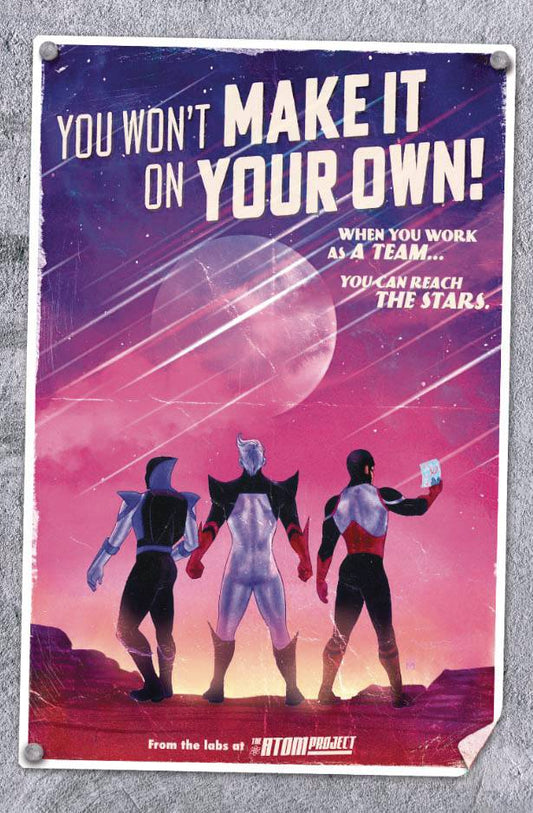 JUSTICE LEAGUE THE ATOM PROJECT #5 (OF 6) CVR C KEVIN WADA CARD STOCK VAR