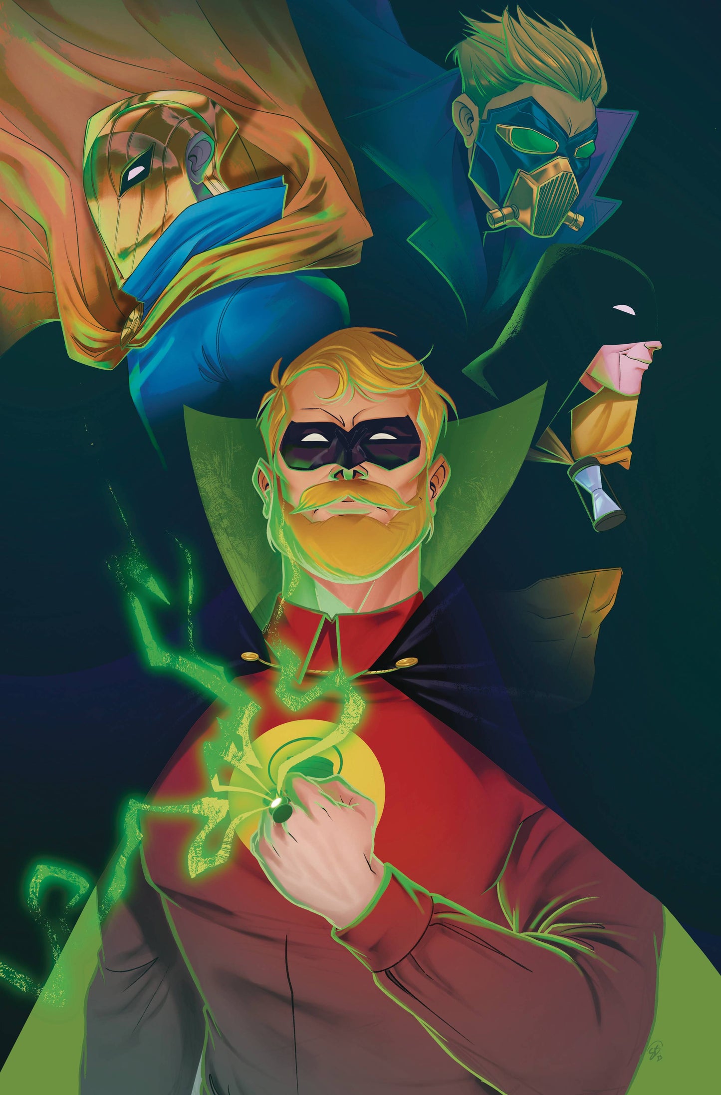 JSA #7 CVR B SWEENEY BOO CARD STOCK VAR