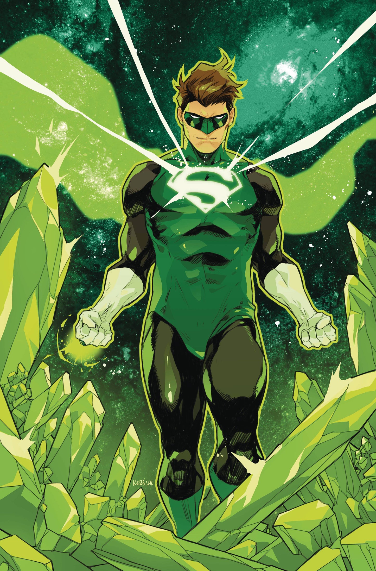 GREEN LANTERN #23 CVR D KARL KERSCHL SUPERSMASH-UP CARD STOCK VAR