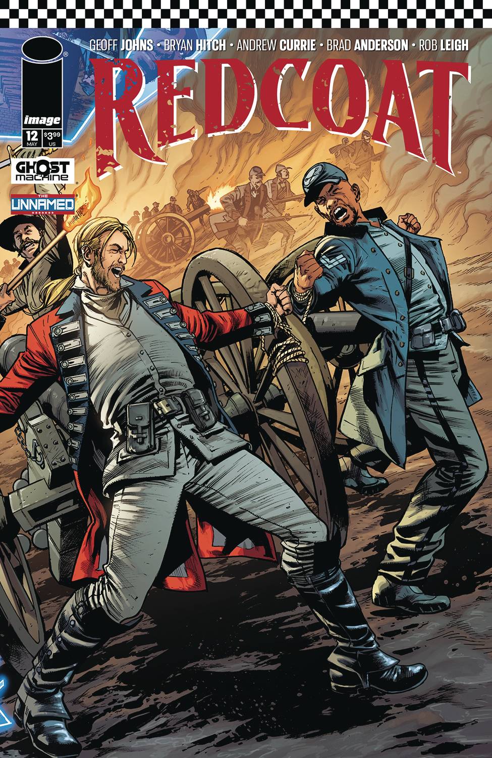 REDCOAT #12 CVR A BRYAN HITCH & BRAD ANDERSON WRAPAROUND