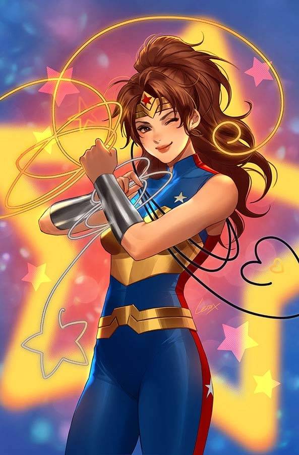 TRINITY DAUGHTER OF WONDER WOMAN #1 (OF 6) CVR E LESLEY LEIRIX LI FOIL VAR