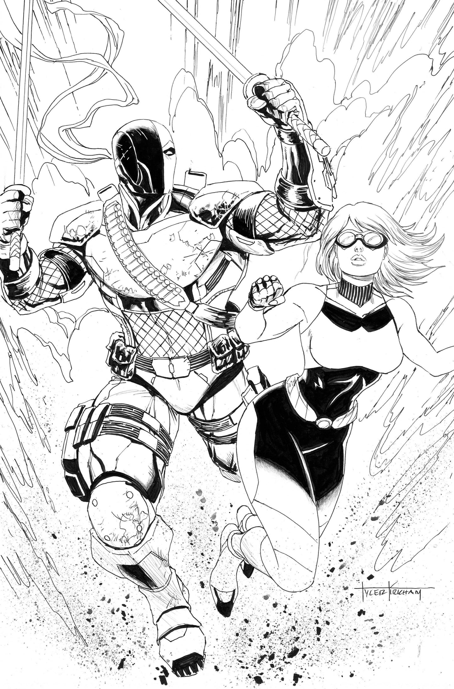 TITANS #24 CVR C TYLER KIRKHAM CARD STOCK VAR