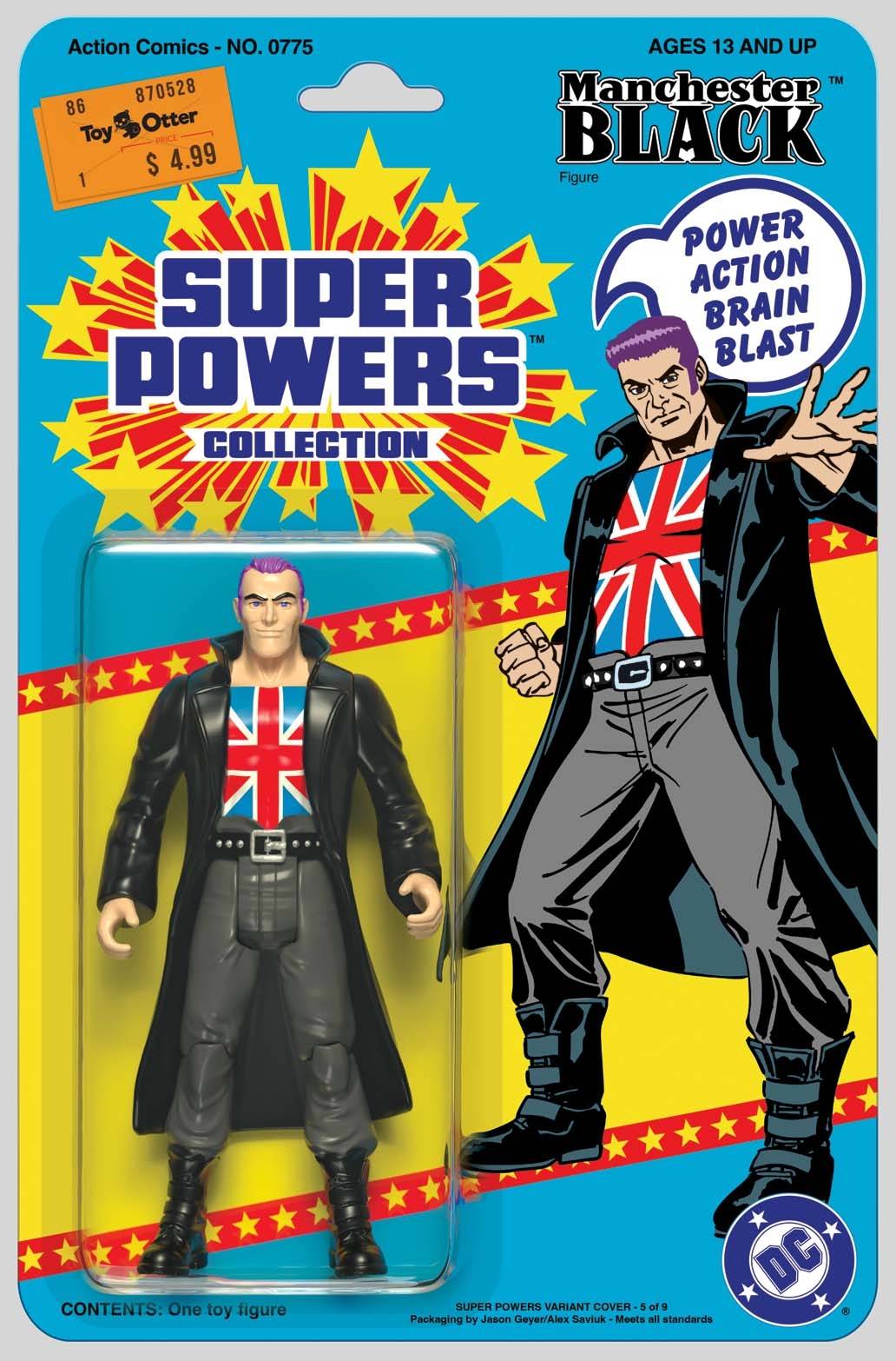 ACTION COMICS #775 FACSIMILE EDITION CVR C JASON GEYER & ALEX SAVIUK SUPER POWERS CARD STOCK VAR