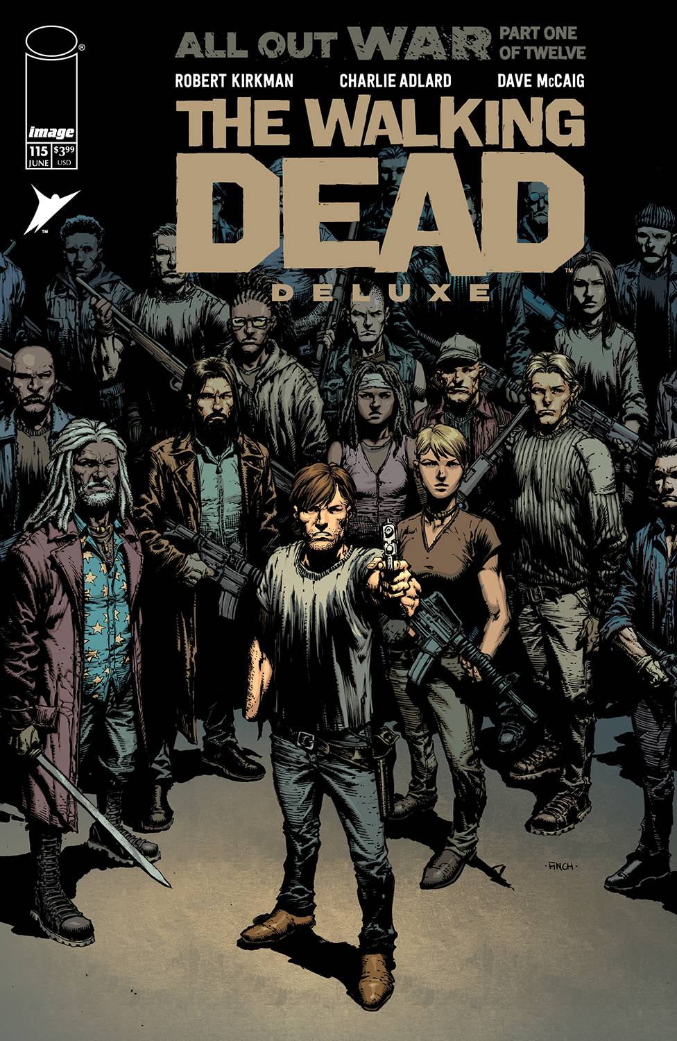 WALKING DEAD DELUXE #115 CVR A DAVID FINCH & DAVE MCCAIG (MR)