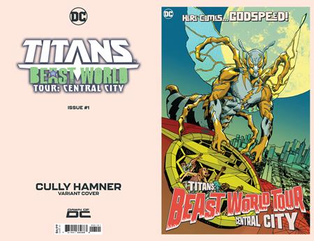 TITANS BEAST WORLD TOUR CENTRAL CITY #1 (ONE SHOT) CVR B CULLY HAMNER CARD STOCK VAR