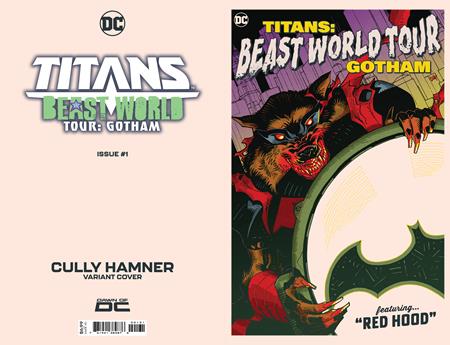 TITANS BEAST WORLD TOUR GOTHAM #1 (ONE SHOT) CVR C CULLY HAMNER CARD STOCK VAR