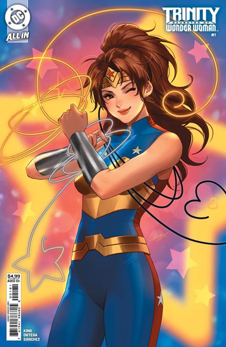 TRINITY DAUGHTER OF WONDER WOMAN #1 (OF 6) CVR D LUCAS MEYER CARD STOCK VAR