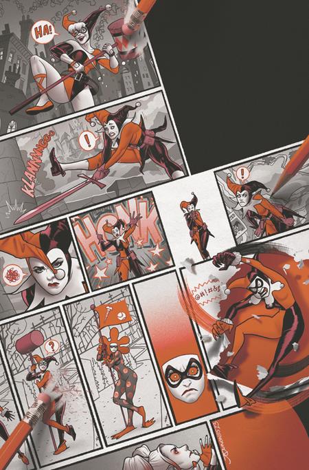 HARLEY QUINN BLACK WHITE REDDER #4 (OF 6) CVR A JOE QUINONES