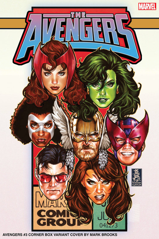 AVENGERS 3 MARK BROOKS CORNER BOX VARIANT